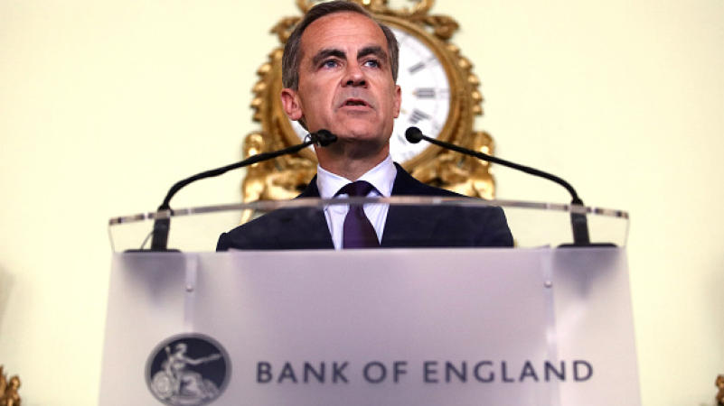 El Banco de Inglaterra prevé estímulos monetarios