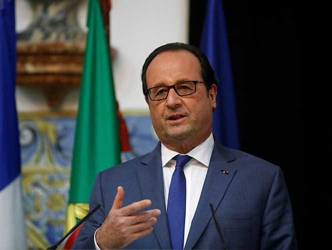 Atribuye Hollande ataques a Francia por lucha antiterrorista