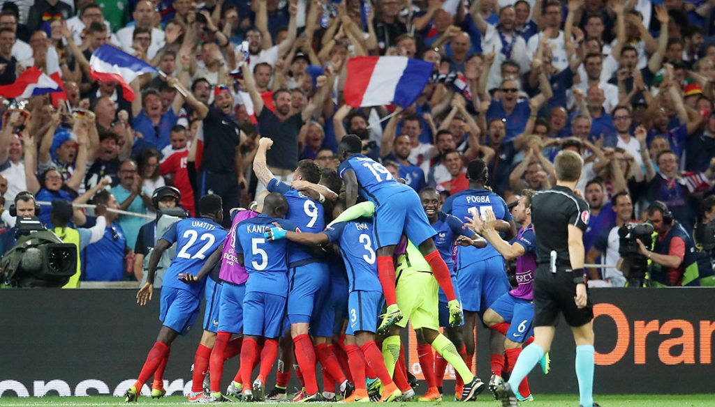 Francia en la final de su EURO