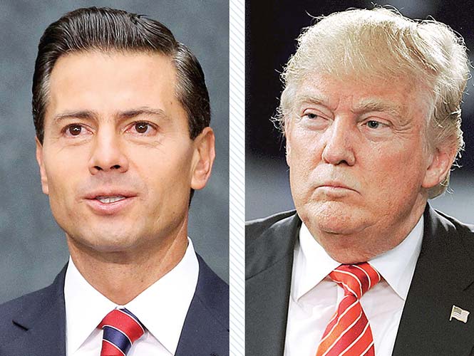 Peña Nieto se reúne con Donald Trump en Los Pinos