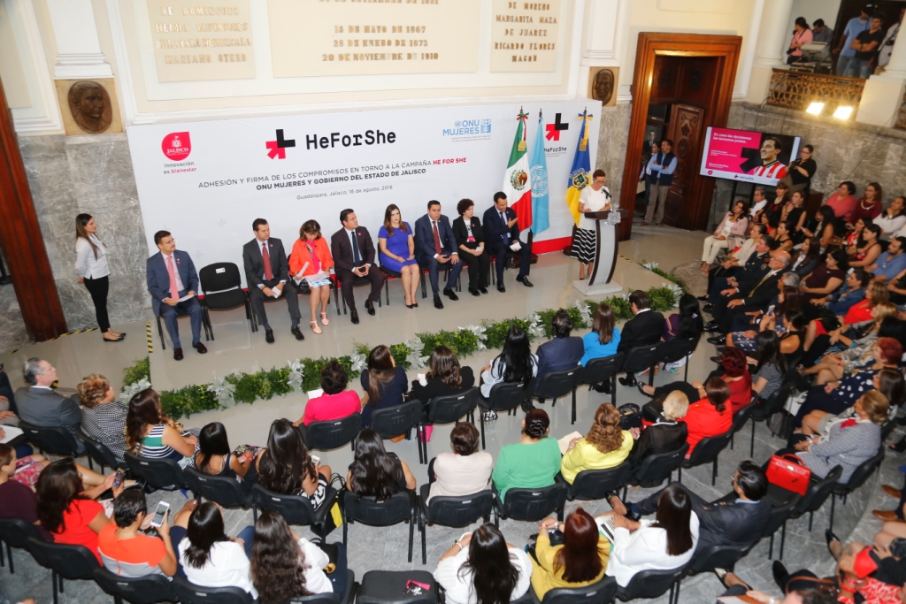 Jalisco se adhiere a HeforShe de ONU Mujeres