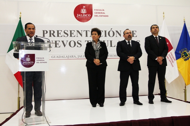 FGE presenta a los nuevos titulares de la dependencia estatal
