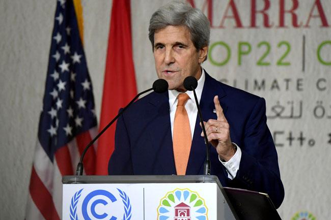EU no dará marcha atrás en cambio climático: Kerry