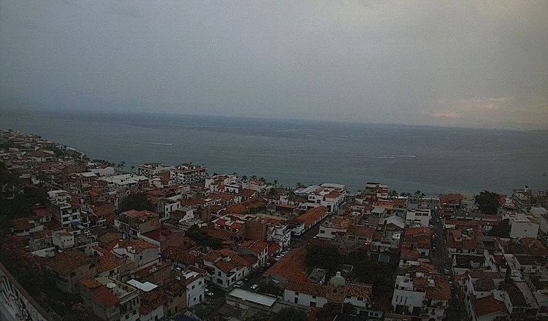 Entró aire polar marítimo a Puerto Vallarta