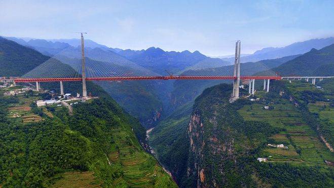 Abre China el puente vehicular más alto del planeta