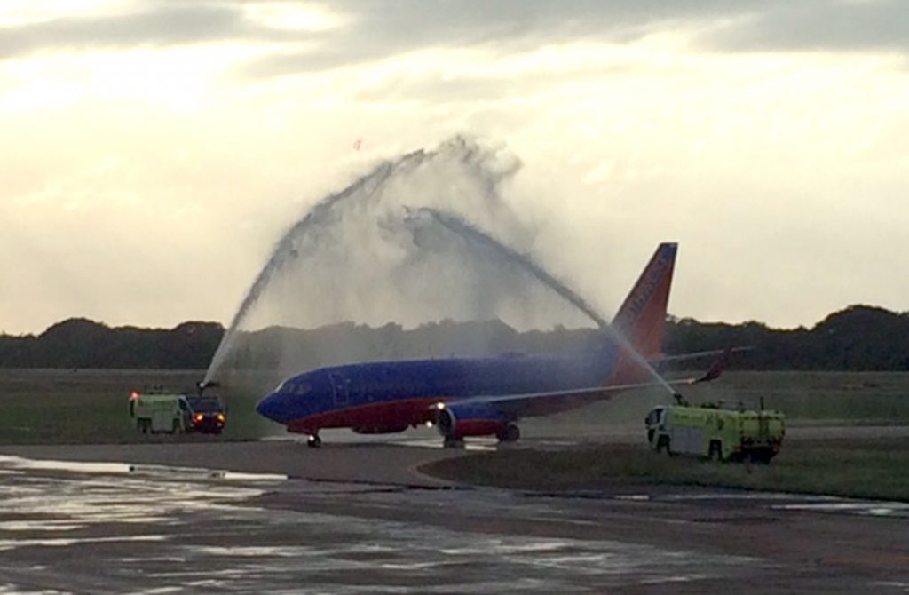 Llega de Los Ángeles el cuarto nuevo vuelo de Southwest Airlines
