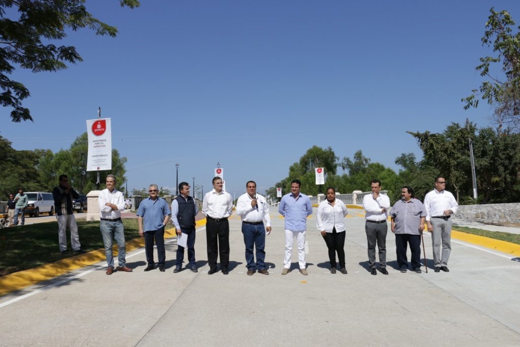 Abren nuevo puente en Fluvial Vallarta y dan arranque a 3ra etapa de Av. México