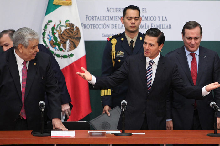 Pacto económico de Peña, sólo una estrategia de imagen pública: Coparmex