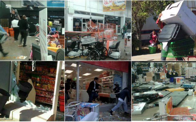 Saqueos y bloqueos en EdoMex, Michoacán, Hidalgo y Ciudad de México