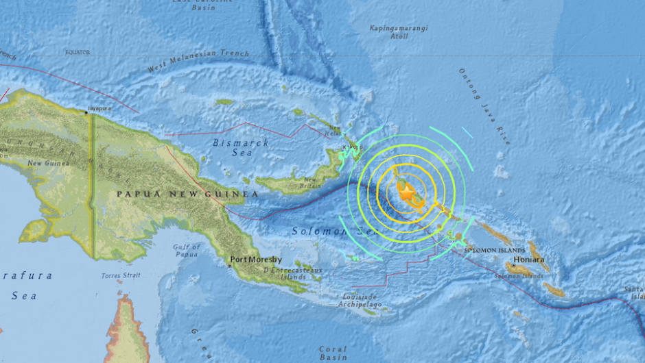 Terremoto 7.9 sacude Papúa Nueva Guinea, al norte de Australia