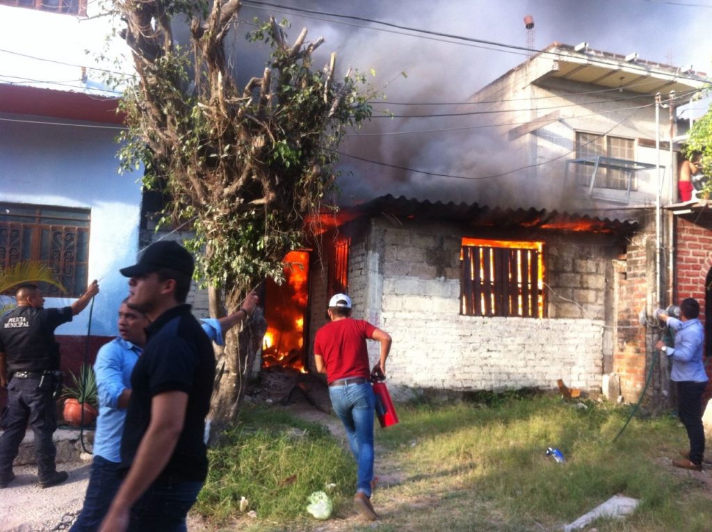 Por quemar la casa de su madre, detienen a vallartense en La Floresta