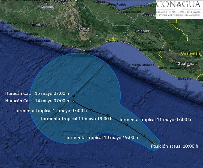 Prevén que Adrián se convierta en huracán; no afectará Jalisco