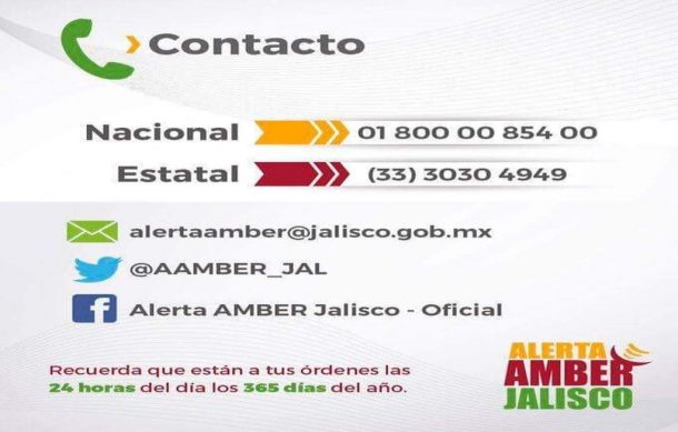 Alerta Amber, sistema moderno con 99% de eficacia en recuperación  de niños