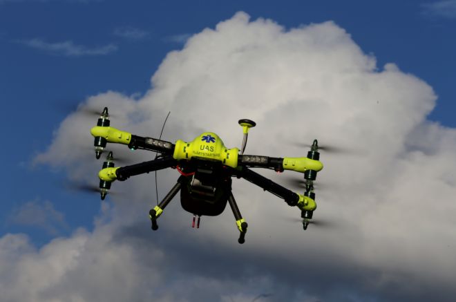 Analizan usar drones para asistir en infartos humanos