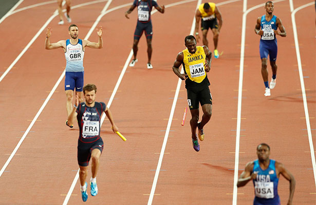 ¡Lamentable! Bolt se lesiona en la Final 4 x 100