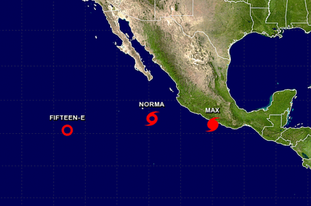 Nueva amenaza para las costas mexicanas: nace 'Norma' en el Pacífico