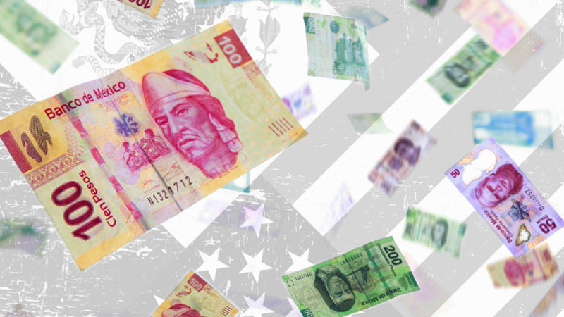 El dólar en bancos sube a 18.55 pesos