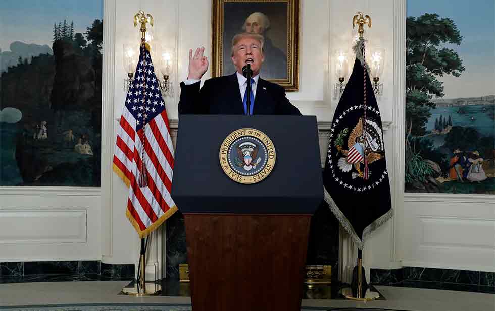 Provoca discurso de Trump guerra de palabras con Irán