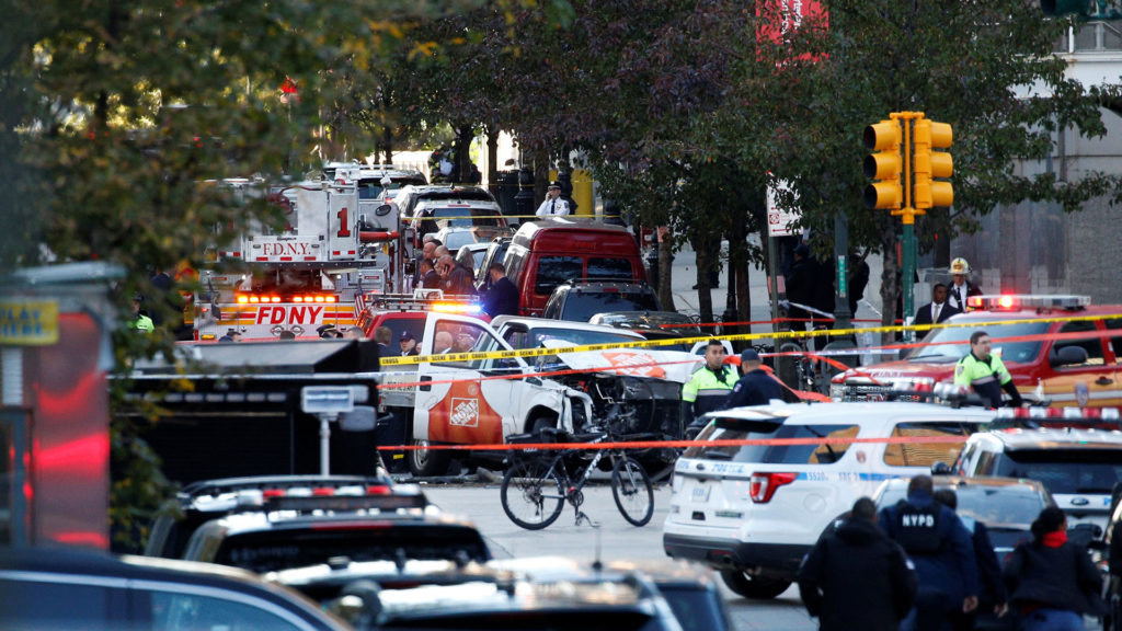 Ocho muertos en un atentado en Nueva York con una furgoneta