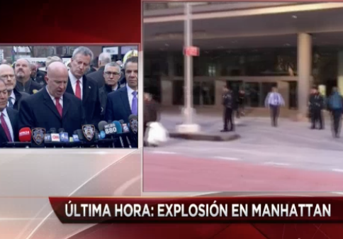 Explosión cerca de Times Square sacude Nueva York