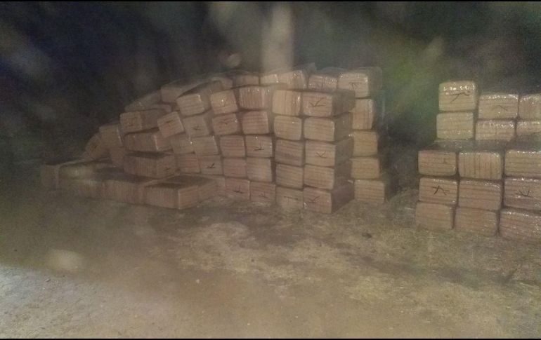 Confiscan casi dos toneladas de droga en Jalisco