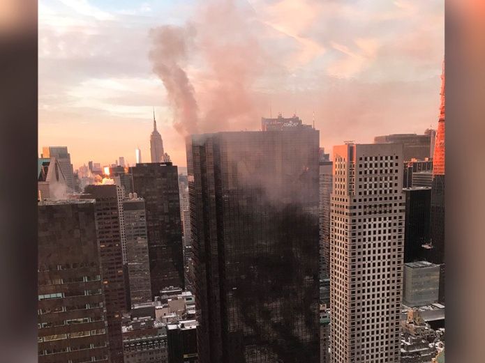 Incendio en la Torre Trump sorprende en Nueva York