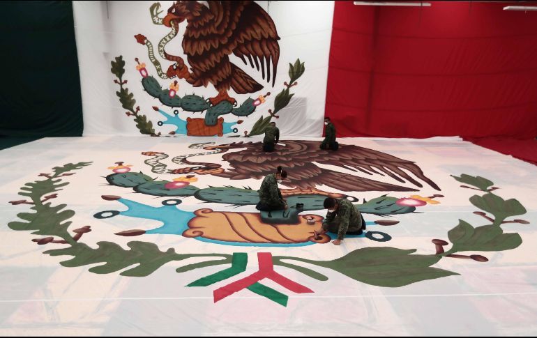 La Marina destaca el significado de la Bandera mexicana