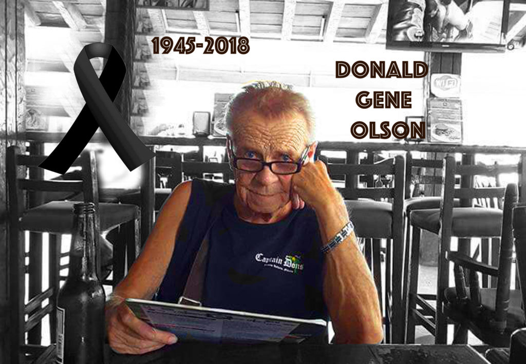Descansa en paz Donald Gene Olson  (1945-2018)