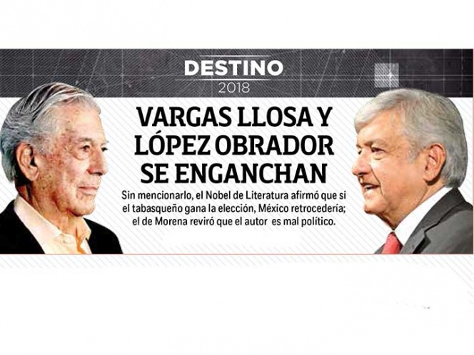Vargas Llosa y López Obrador se enganchan