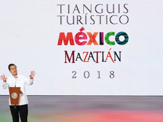 Peña Nieto inaugura el 43 Tianguis Turístico de México en Mazatlán