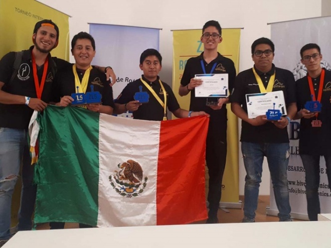 ¡Huélum! ¡Huélum! IPN gana 8 medallas en Robot Games Zero Latitud