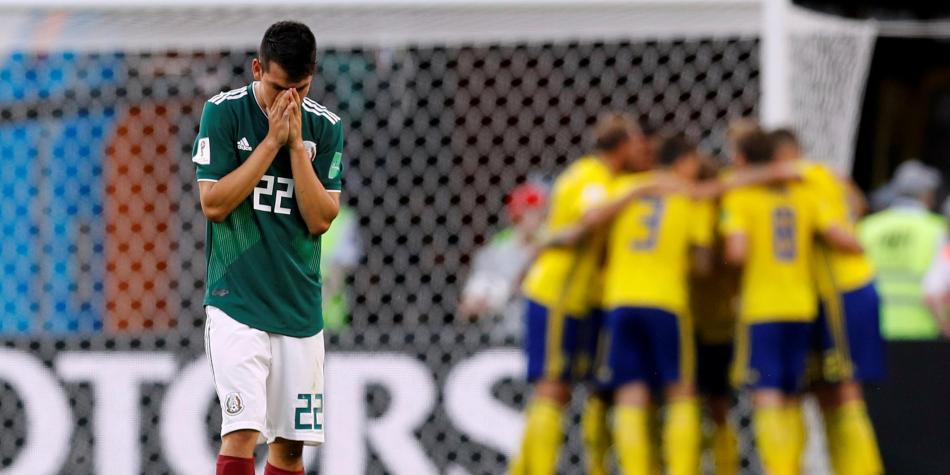 México - Suecia (0-3): resultado, El Tri sigue soñando con el Mundial