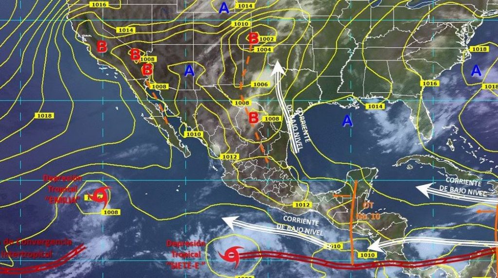 SMN pronostica tormentas muy fuertes en ocho estados