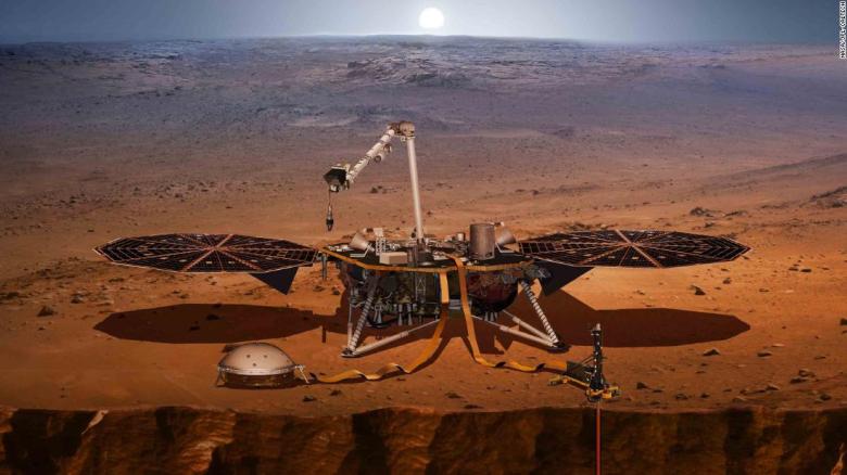 La sonda InSight de la NASA aterriza con éxito en Marte