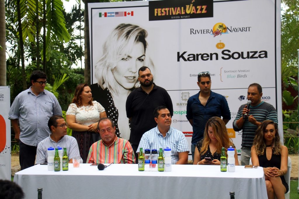 Presentan a Karen Souza dentro del primer Festival de Jazz Riviera Nayarit