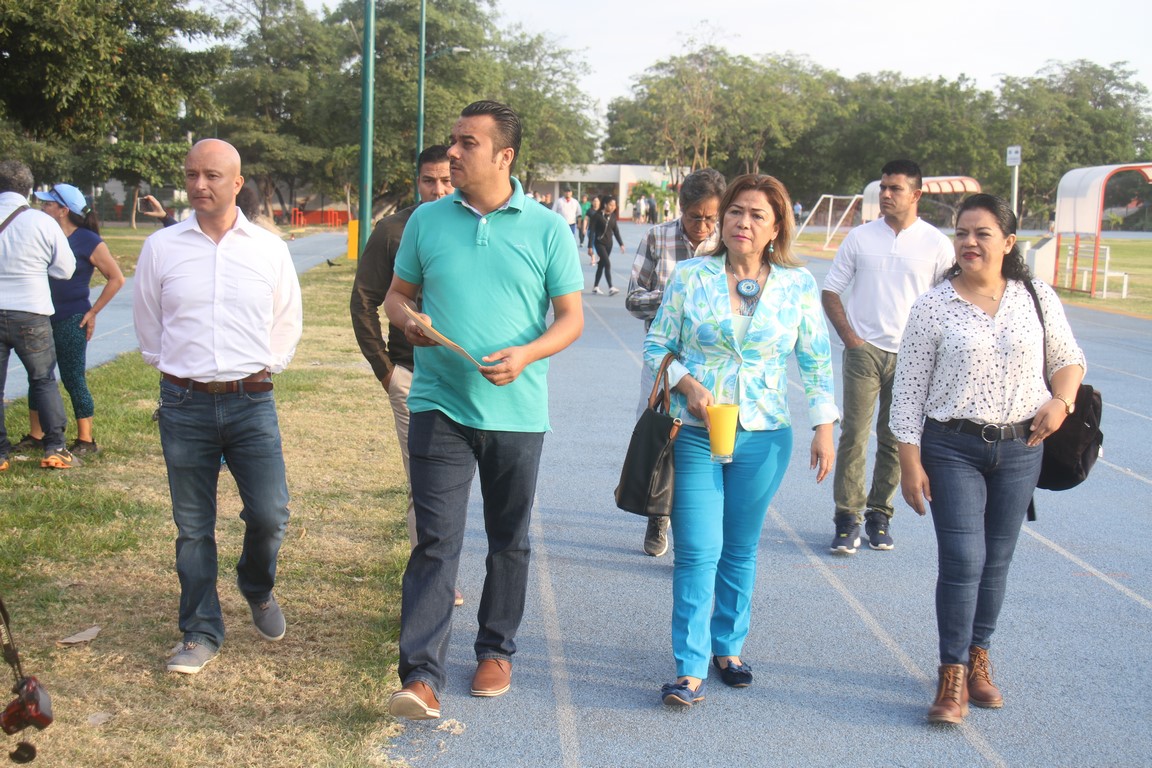 Ediles y COMUDE realizan recorrido por instalaciones deportivas de PV