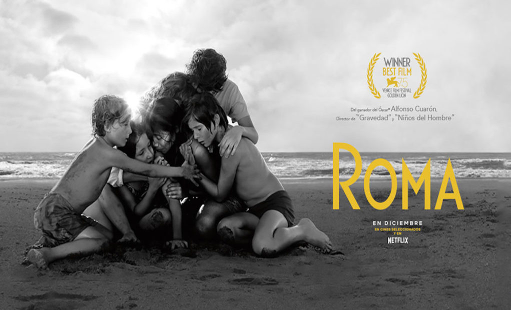 “Roma” gana como Mejor Película de Habla no Inglesa y Mejor Director en los Goblos de Oro