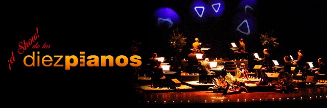 El Show de los Diez Pianos en Teatro Vallarta
