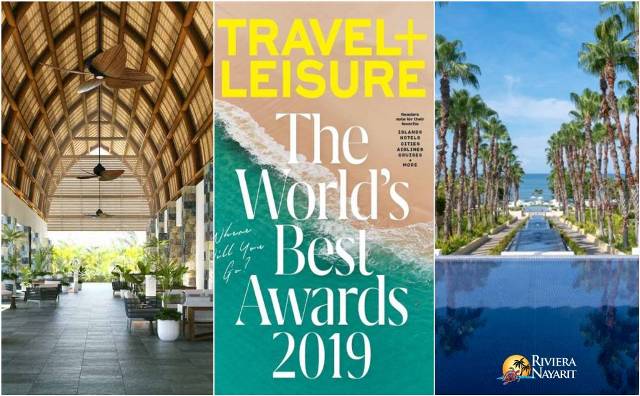 Hoteles de Riviera Nayarit entre lo mejor de 2019 de la revista Travel + Leisure