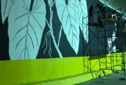 Artista mexicana interviene túnel “chico” con mural