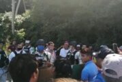 Protestan por la construcción de un espigón frente a los arcos en Mismaloya