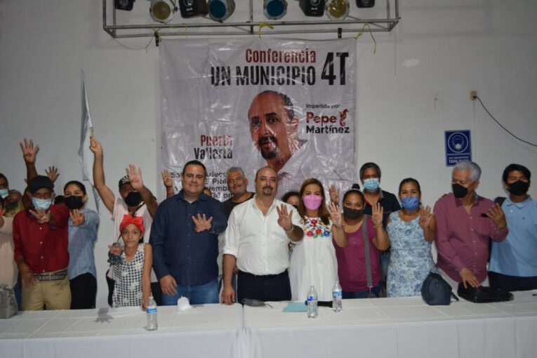 Pepe Martínez delinea el rumbo hacia un “Municipio 4T” en Puerto Vallarta