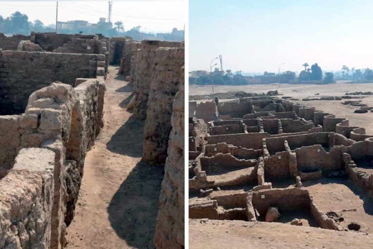 Encuentran en Egipto bajo la arena una gran ciudad perdida de 3,000 años