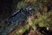 Volcadura de autobús en carretera Valle de Guadalupe-Jalostotitlán deja 40 lesionados