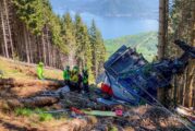 Revelaron estremecedores videos de la caída del teleférico que dejó 14 muertos en Italia