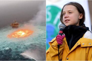 “Este es el mundo que nos dejan”: el contundente mensaje de Greta Thunberg tras incendio de Pemex en el Golfo de México