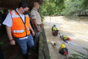 Continúa evaluación de daños por desbordamiento de ríos