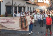 Acuden trabajadores del Ayuntamiento ante la Virgen de Guadalupe