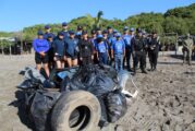 Elementos de Seguridad Ciudadana realizaron jornada de limpieza en playas