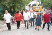 Inicia la rehabilitación de la calle Puerto Tampico en la colonia Del Mar